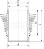 MAHLE ORIGINAL 029 WR 03 Cylinder Sleeve